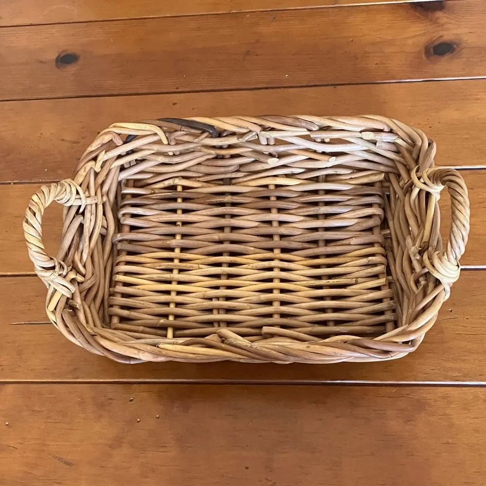 Vintage Rectangular Basket